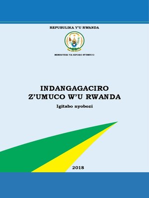 cover image of INDANGAGACIRO Z’UMUCO W’U RWANDA